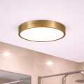 Brilagi - LED badeværelsesloftlampe POOL LED/24W/230V 3000/4000/5500K Ø 30 cm IP54 messing