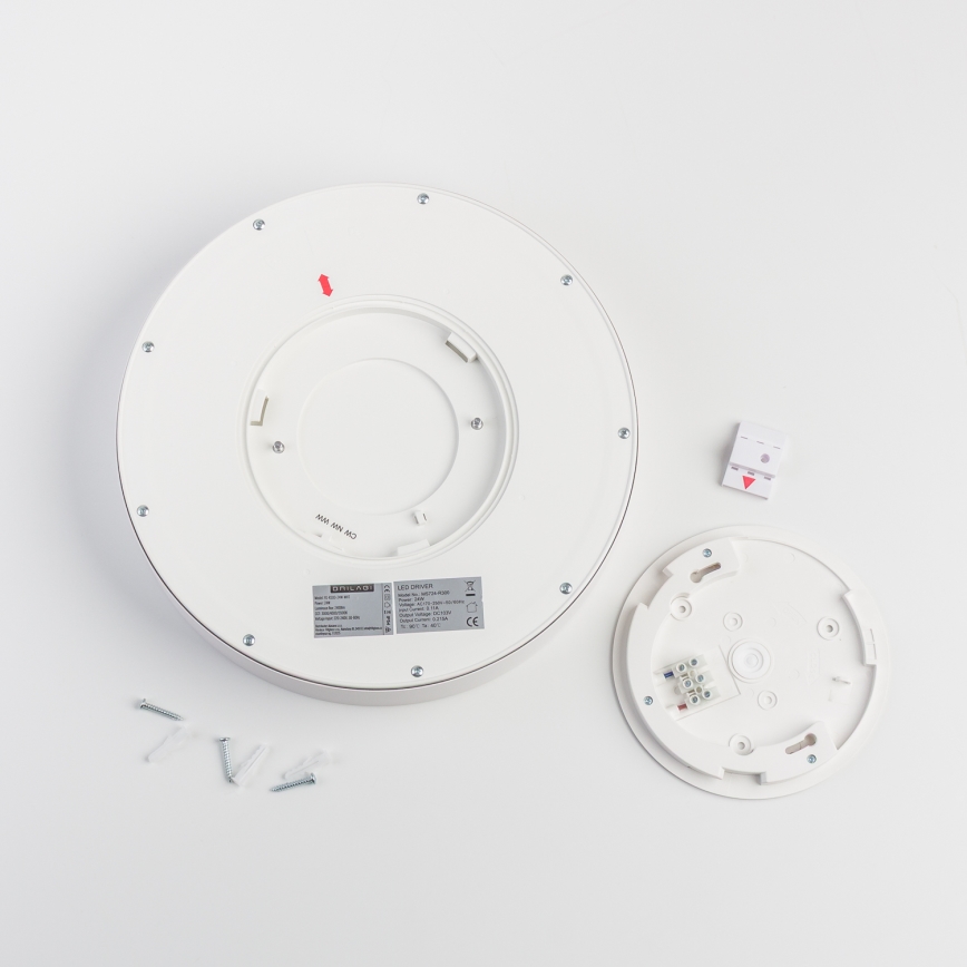 Brilagi - LED badeværelsesloftlampe POOL LED/24W/230V 3000/4000/5500K Ø 30 cm IP54 hvid