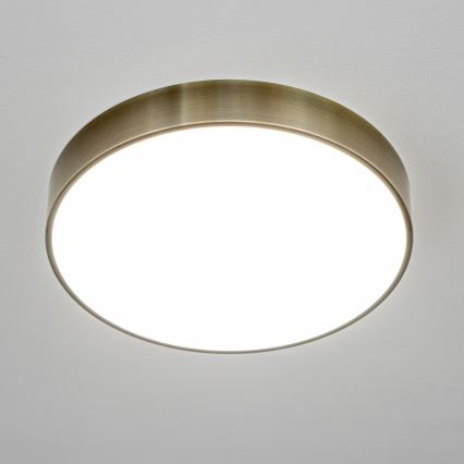 Brilagi - LED badeværelsesloftlampe POOL LED/36W/230V 3000/4000/5500K Ø 40 cm IP54 messing