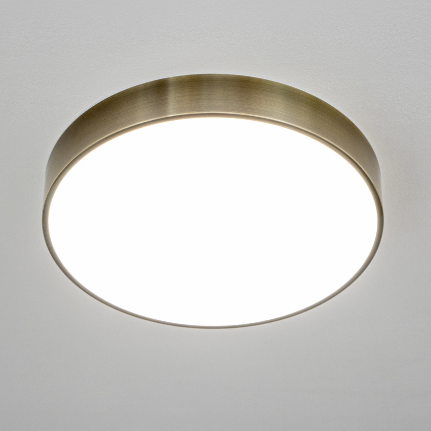 Brilagi - LED badeværelsesloftlampe POOL LED/36W/230V 3000/4000/5500K Ø 40 cm IP54 messing