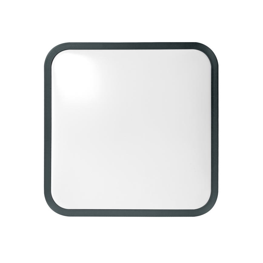 Brilagi - LED badeværelsesloftarmatur ZENNA LED/18W/230V 28,5x28,5 cm IP44 antracit