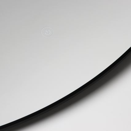 Brilagi - LED-badeværelsesspejl VENA BLACK LED/32W/230V Ø 100 cm IP44 CRI 90, dæmpbart + CCT