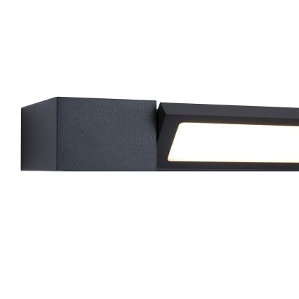 Brilagi - LED-spejlbelysning til badeværelse AQUA LINE LED/12W/230V 45 cm IP44 sort CRI 90
