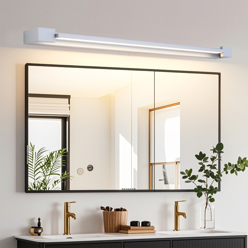 Brilagi - LED-spejlbelysning til badeværelset AQUA LINE LED/24W/230V 90 cm IP44 mat krom CRI 90