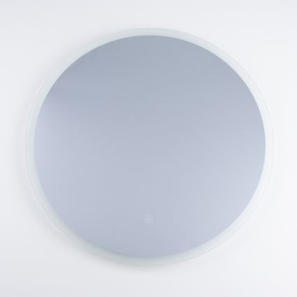Brilagi - LED-badeværelsesspejl BERNATE LED/19W/230V Ø 60 cm sølv IP44 CRI 90 dæmpbar + CCT