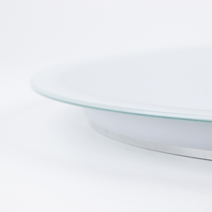 Brilagi - LED-badeværelsesspejl BERNATE LED/19W/230V Ø 60 cm sølv IP44 CRI 90 dæmpbar + CCT