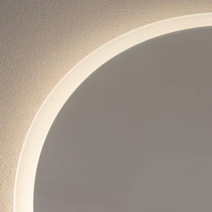 Brilagi - LED-badeværelsesspejl BERNATE LED/19W/230V Ø 60 cm sølv IP44 CRI 90 dæmpbar + CCT