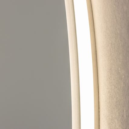 Brilagi - LED-badeværelsesspejl BERNATE LED/19W/230V Ø 60 cm sølv IP44 CRI 90 dæmpbar + CCT