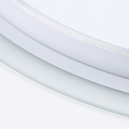 Brilagi - LED-badeværelsesspejl BERNATE LED/19W/230V Ø 60 cm sølv IP44 CRI 90 dæmpbar + CCT
