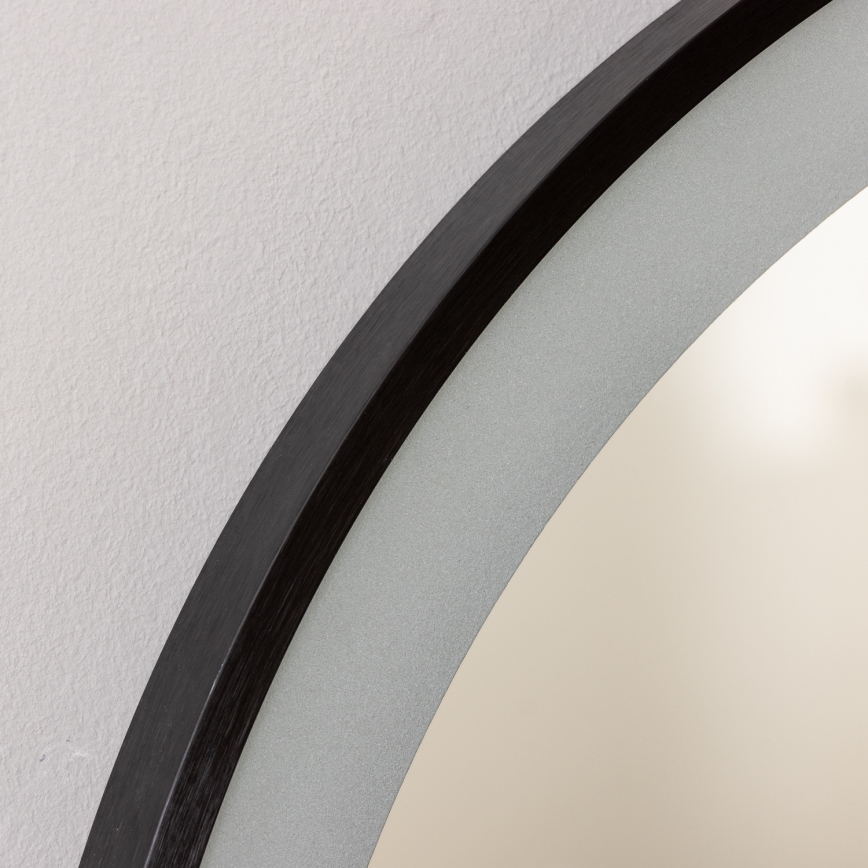 Brilagi - LED-badeværelsesspejl CANZO LED/25W/230V 50x80 cm sort IP44 Ra 90 dæmpbar + CCT