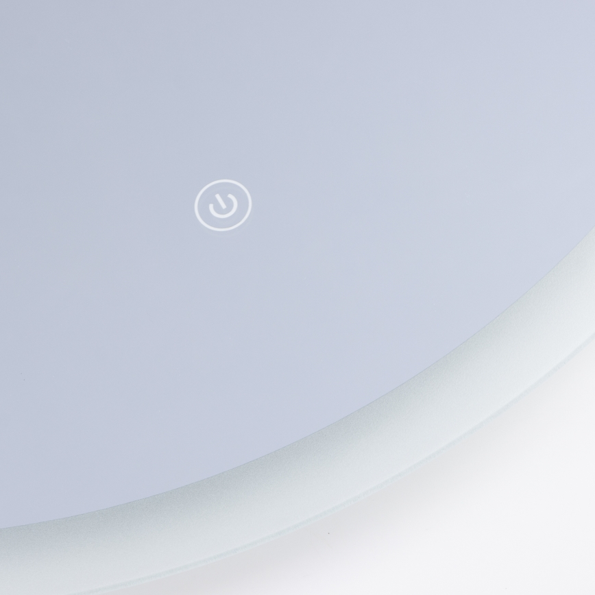 Brilagi - LED-badeværelsespejl CUNEO LED/19W/230V Ø 60 cm IP44 CRI 90 dæmpbar + CCT