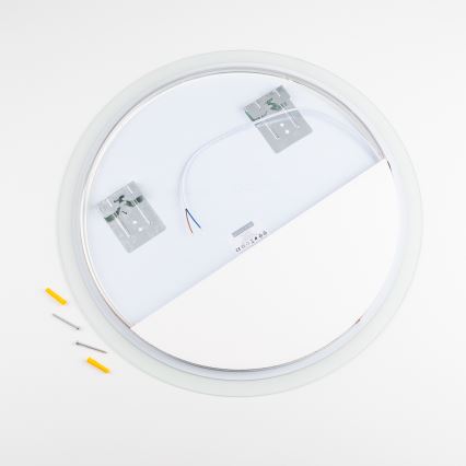 Brilagi - LED-badeværelsespejl CUNEO LED/19W/230V Ø 60 cm IP44 CRI 90 dæmpbar + CCT