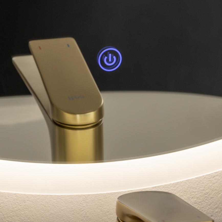 Brilagi - LED badeværelsesspejl CUNEO LED/25W/230V Ø 80 cm IP44 CRI 90 dæmpbart + CCT