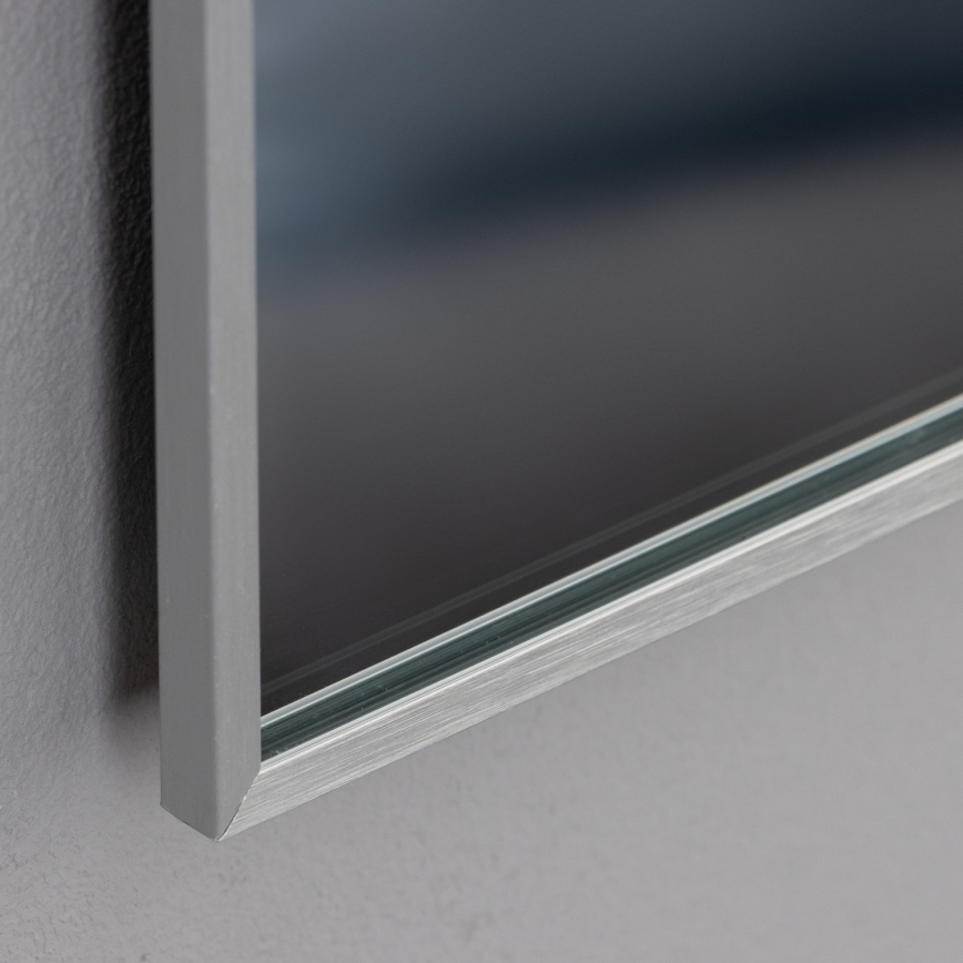 Brilagi - LED-badeværelsesspejl DESIO LED/20W/230V 40x60 cm sølvfarvet IP44 CRI 90 dæmpbar + CCT