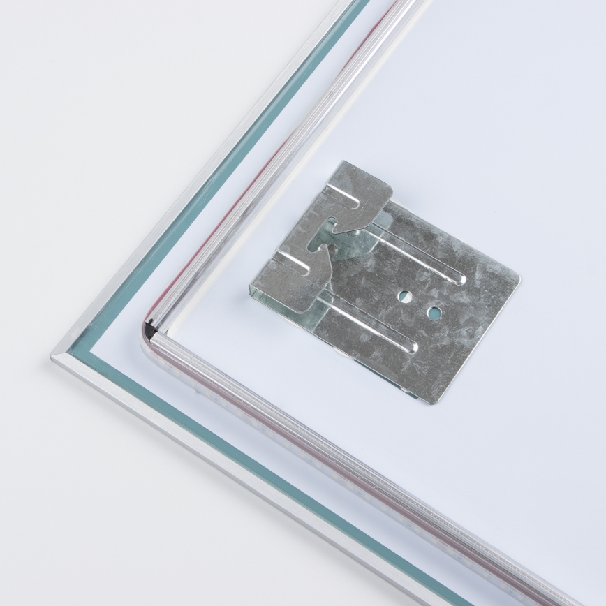 Brilagi - LED-badeværelsesspejl DESIO LED/20W/230V 40x60 cm sølvfarvet IP44 CRI 90 dæmpbar + CCT