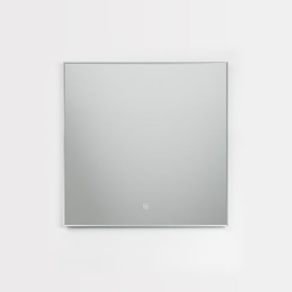 Brilagi - LED badeværelsesspejl DESIO LED/24W/230V 60x60 cm sølv IP44 CRI 90 dæmpbar + CCT