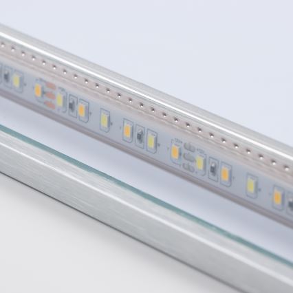 Brilagi - LED badeværelsesspejl DESIO LED/28W/230V 60x80 cm sølv IP44 CRI 90 dæmpbar + CCT