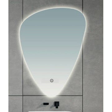 Brilagi - LED badeværelsesspejl GOCCIA LED/19W/230V 67x50 cm IP44 CRI 90 dæmpbart + CCT