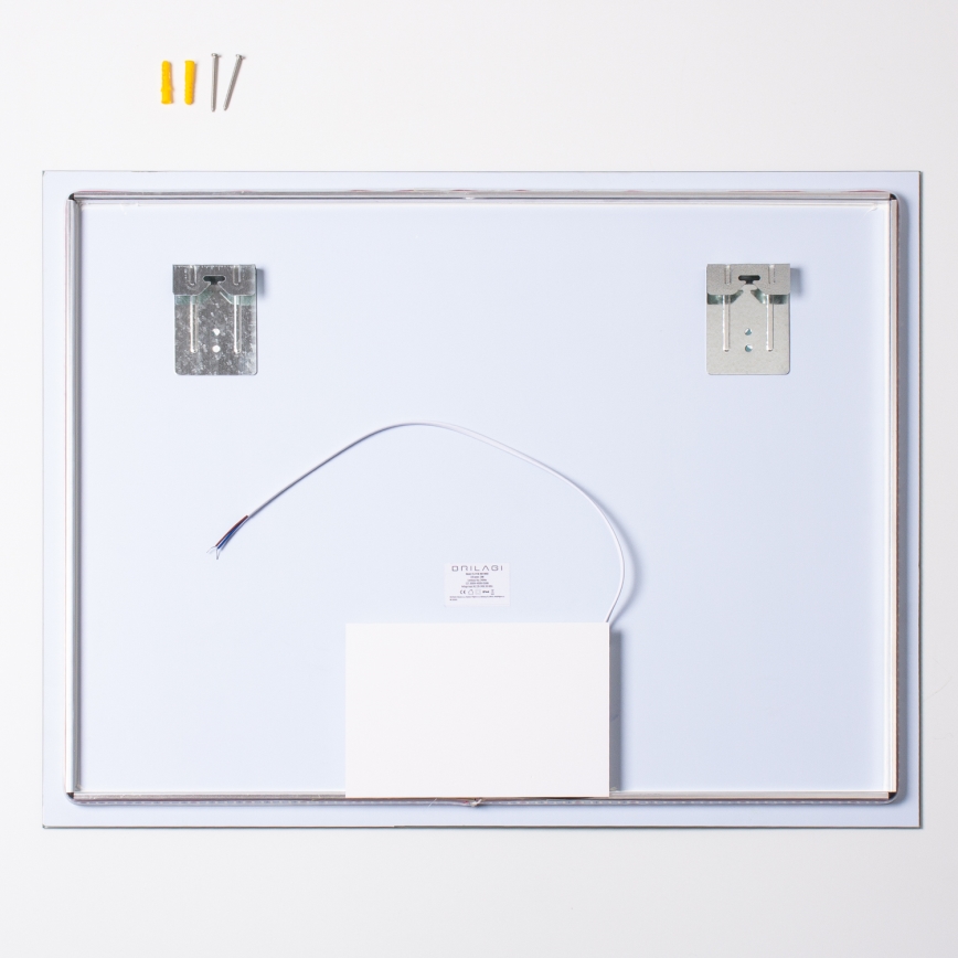 Brilagi - LED badeværelsesspejl LUCE LED/28W/230V 60x80 cm IP44 CRI 90 dæmpbar + CCT