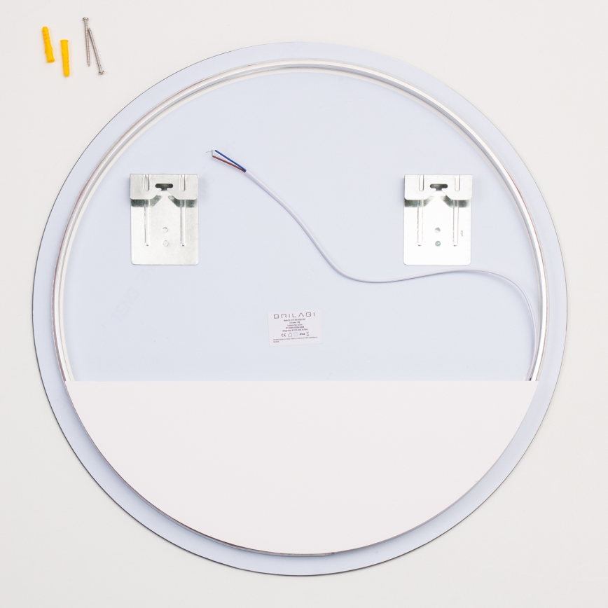 Brilagi - LED badeværelsesspejl LUNA LED/19W/230V Ø 60 cm IP44 CRI 90 dæmpbart + CCT