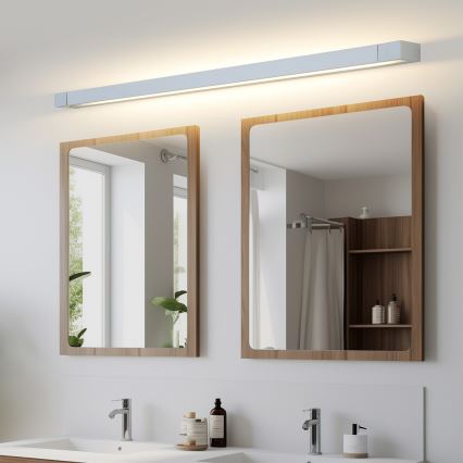 Brilagi - LED spejlbelysning til badeværelse AQUA LINE LED/36W/230V 120 cm IP44 mat krom CRI 90