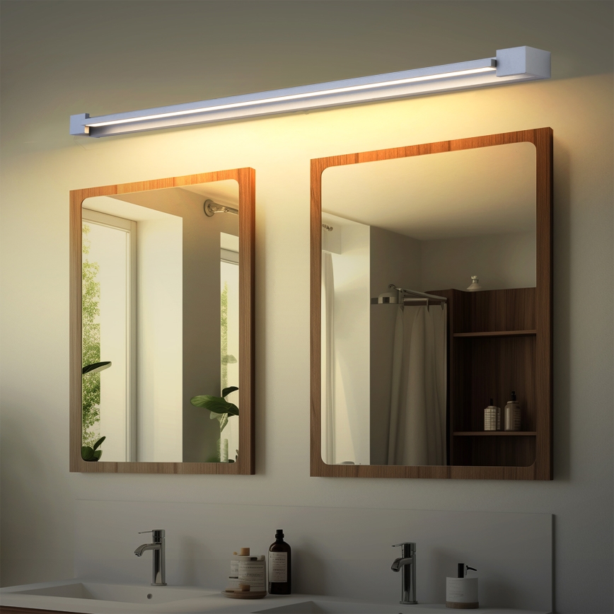 Brilagi - LED spejlbelysning til badeværelse AQUA LINE LED/36W/230V 120 cm IP44 mat krom CRI 90