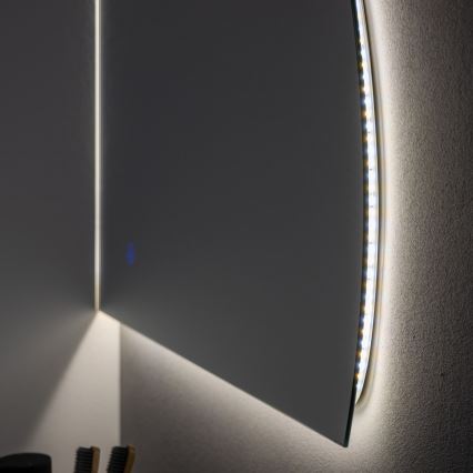 Brilagi - LED badeværelsesspejl QUARTIERE LED/18W/230V 50x55 cm IP44 CRI 90 dæmpbar + CCT