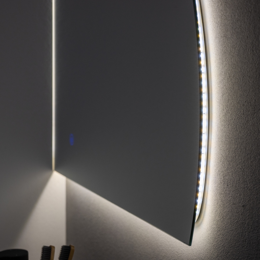 Brilagi - LED badeværelsesspejl QUARTIERE LED/18W/230V 50x55 cm IP44 CRI 90 dæmpbar + CCT