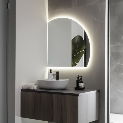 Brilagi - LED badeværelsesspejl QUARTIERE LED/25W/230V 70x75 cm IP44 CRI 90 dæmpbart + CCT