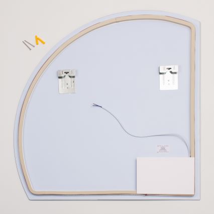 Brilagi - LED badeværelsesspejl QUARTIERE LED/25W/230V 70x75 cm IP44 CRI 90 dæmpbart + CCT