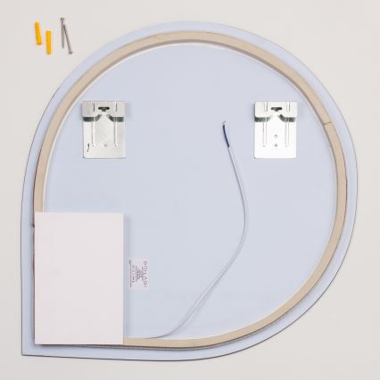Brilagi - LED-badeværelsesspejl RICADI LED/19W/230V 60x60 cm IP44 CRI 90, dæmpbart + CCT