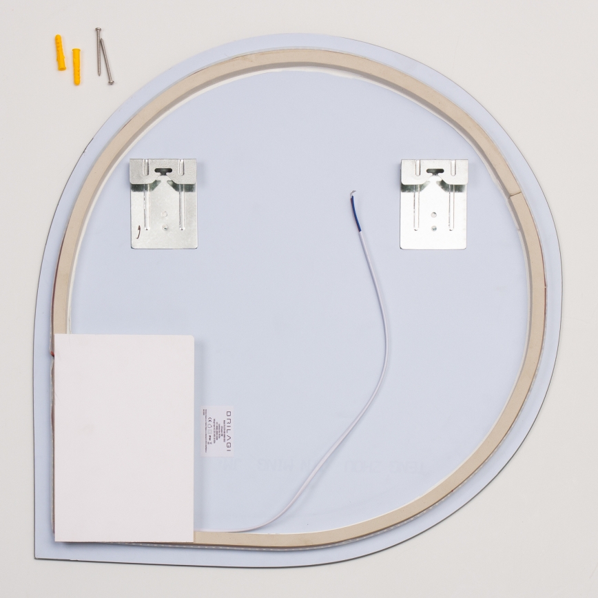 Brilagi - LED-badeværelsesspejl RICADI LED/19W/230V 60x60 cm IP44 CRI 90, dæmpbart + CCT