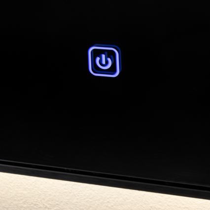 Brilagi - LED badeværelsespejl SUELLO LED/28W/230V 60x80 cm sort IP44 CRI 90 dæmpbart + CCT
