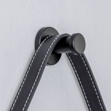 Brilagi - LED-badeværelsesspejl VERESE LED/19W/230V Ø 60 cm sort IP44 CRI 90 dæmpbar + CCT