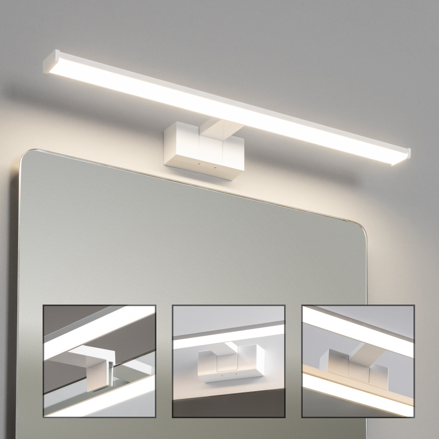 Brilagi - LED belysning til badeværelsesspejl 3 i 1 VESTRA LED/12W/230V 60 cm IP44 hvid