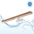 Brilagi - LED-belysning til badeværelsesspejl 3-i-1 WOODY MIRROR LED/12W/230V 60 cm IP44 hvid/egetræ/kirsebær