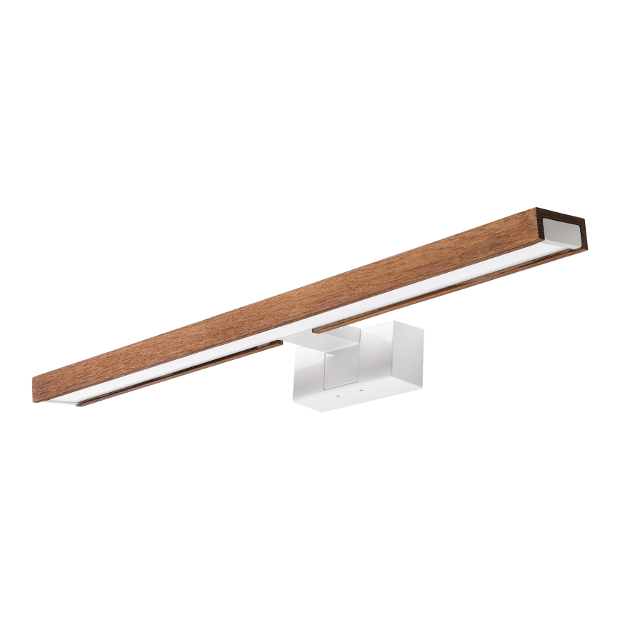 Brilagi - LED-belysning til badeværelsesspejl 3-i-1 WOODY MIRROR LED/12W/230V 60 cm IP44 hvid/egetræ/kirsebær