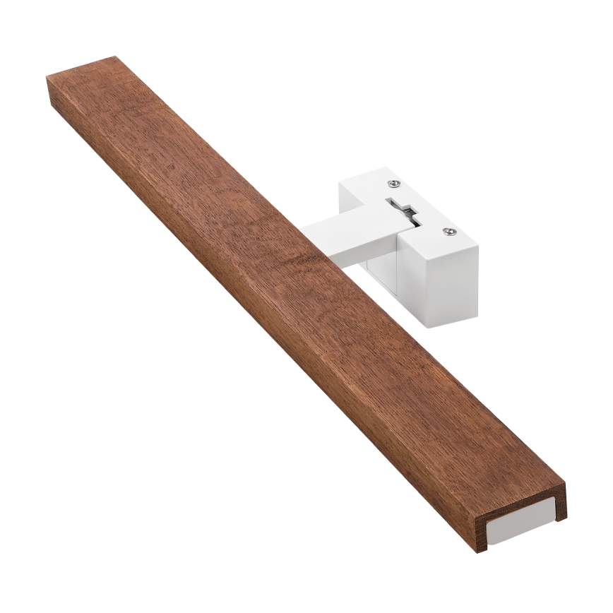 Brilagi - LED-belysning til badeværelsesspejl 3-i-1 WOODY MIRROR LED/12W/230V 60 cm IP44 hvid/egetræ/kirsebær