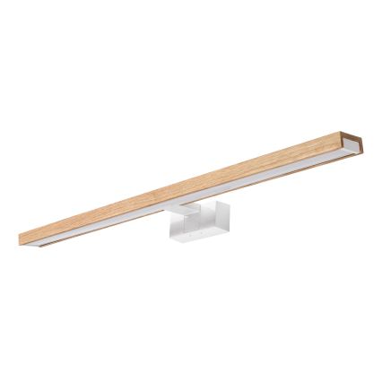 Brilagi - LED spejlbelysning til badeværelset 3-i-1 WOODY MIRROR LED/15W/230V 80 cm IP44 hvid/eg