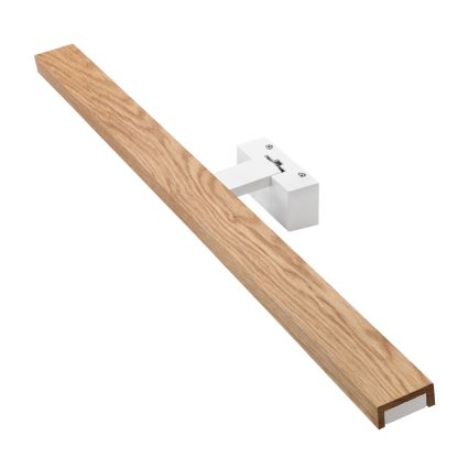 Brilagi - LED spejlbelysning til badeværelset 3-i-1 WOODY MIRROR LED/15W/230V 80 cm IP44 hvid/eg