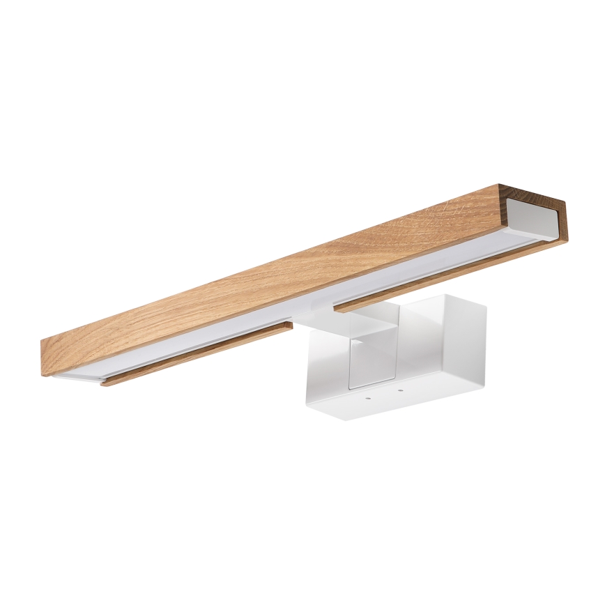 Brilagi - LED-belysning til badeværelsesspejl 3 i 1 WOODY MIRROR LED/8W/230V 40 cm IP44 hvid/eg