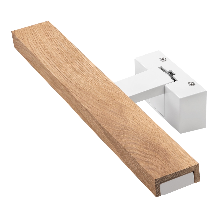 Brilagi - LED-belysning til badeværelsesspejl 3 i 1 WOODY MIRROR LED/8W/230V 40 cm IP44 hvid/eg