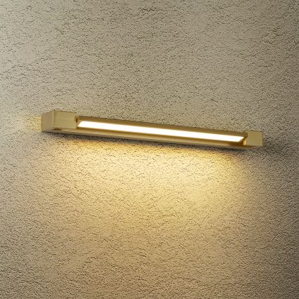 Brilagi - LED-belysning til badeværelsesspejl AQUA LINE LED/18W/230V 60 cm IP44 guld CRI 90