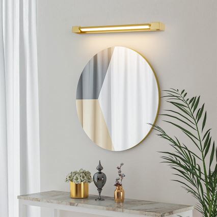 Brilagi - LED-belysning til badeværelsesspejl AQUA LINE LED/18W/230V 60 cm IP44 guld CRI 90