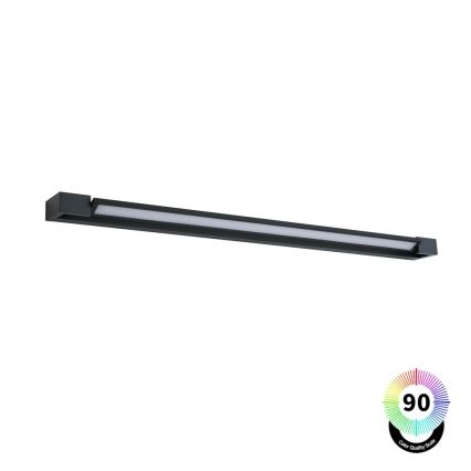 BRILAGI - LED-spejlbelysning til badeværelset AQUA LINE LED/28W/230V 100 cm IP44 sort CRI 90