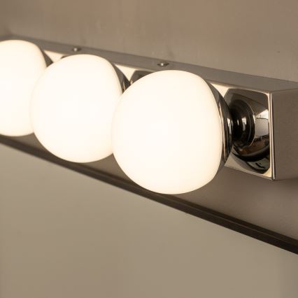 Brilagi - LED-spejlbelysning til badeværelset HOLLYWOOD 4xLED/3W/230V 53 cm IP44 blank krom