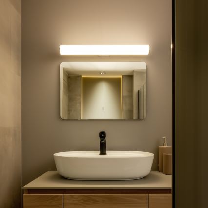 Brilagi - LED-belysning til badeværelsesspejl TUBE LED/15W/230V 3000/4000/6500K IP44 blank krom