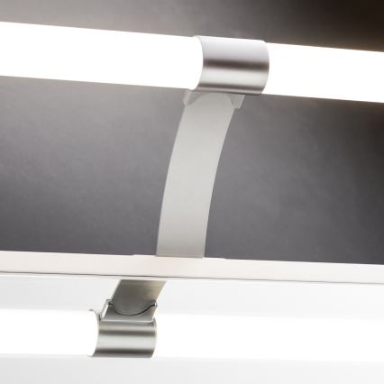 Brilagi - 2-i-1 LED-belysning til badeværelsesspejl TUBEO LED/6W/230V 40 cm IP44 sølv