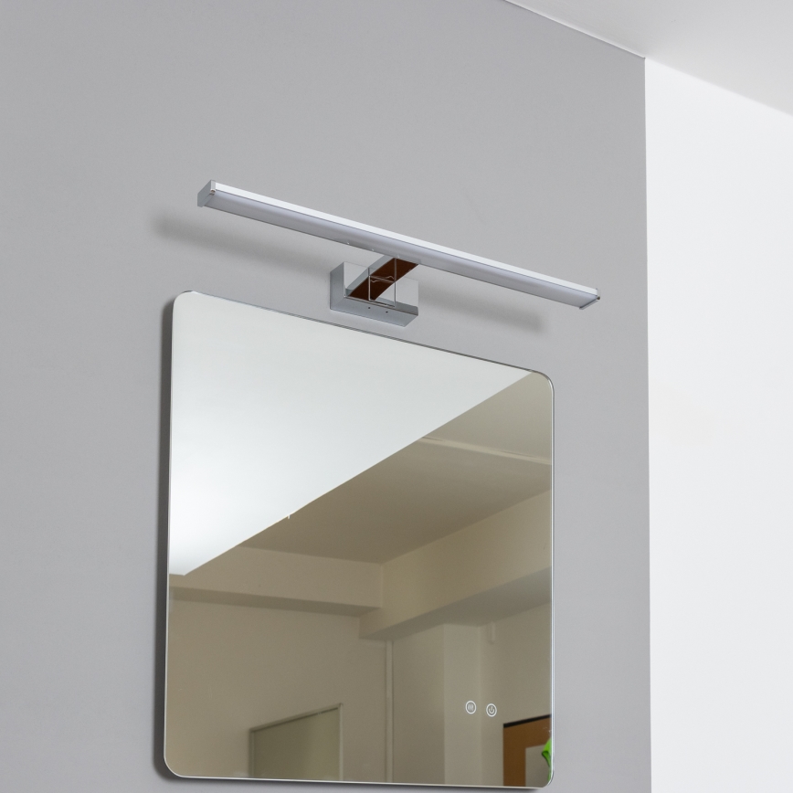 Brilagi - LED-spejlbelysning til badeværelset 3-i-1 VESTRA LED/12W/230V 60 cm IP44 blank krom