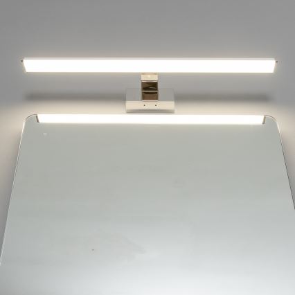 Brilagi - LED-spejlbelysning til badeværelset 3-i-1 VESTRA LED/12W/230V 60 cm IP44 blank krom